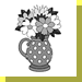 Vase mit Blumen