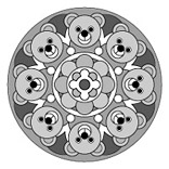 Bärchen-Mandala