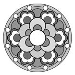 Blumen-Mandala