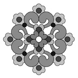 Fantasie-Mandala 1
