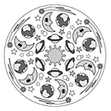 Weltall-Mandala