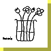 Vase mit Blumen